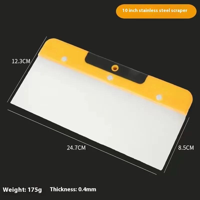 ZEXEF Stainless Steel Putty Knife Spatula 4/6/8/10 Inch Multi Purpose Paint Tool Finishing Putty Building Wall Plastering Tools