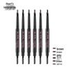 Heart Temptation Dual-Ended Eyebrow Pencil & Brush: Long-Lasting, Smudge-Proof, Waterproof, Sweat-Proof, Fade-Resistant Eyebrow Powder Cream.