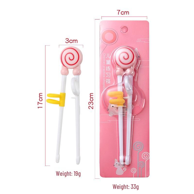 Children's Training Chopsticks - Fun Cartoon Baby Learning Aid.