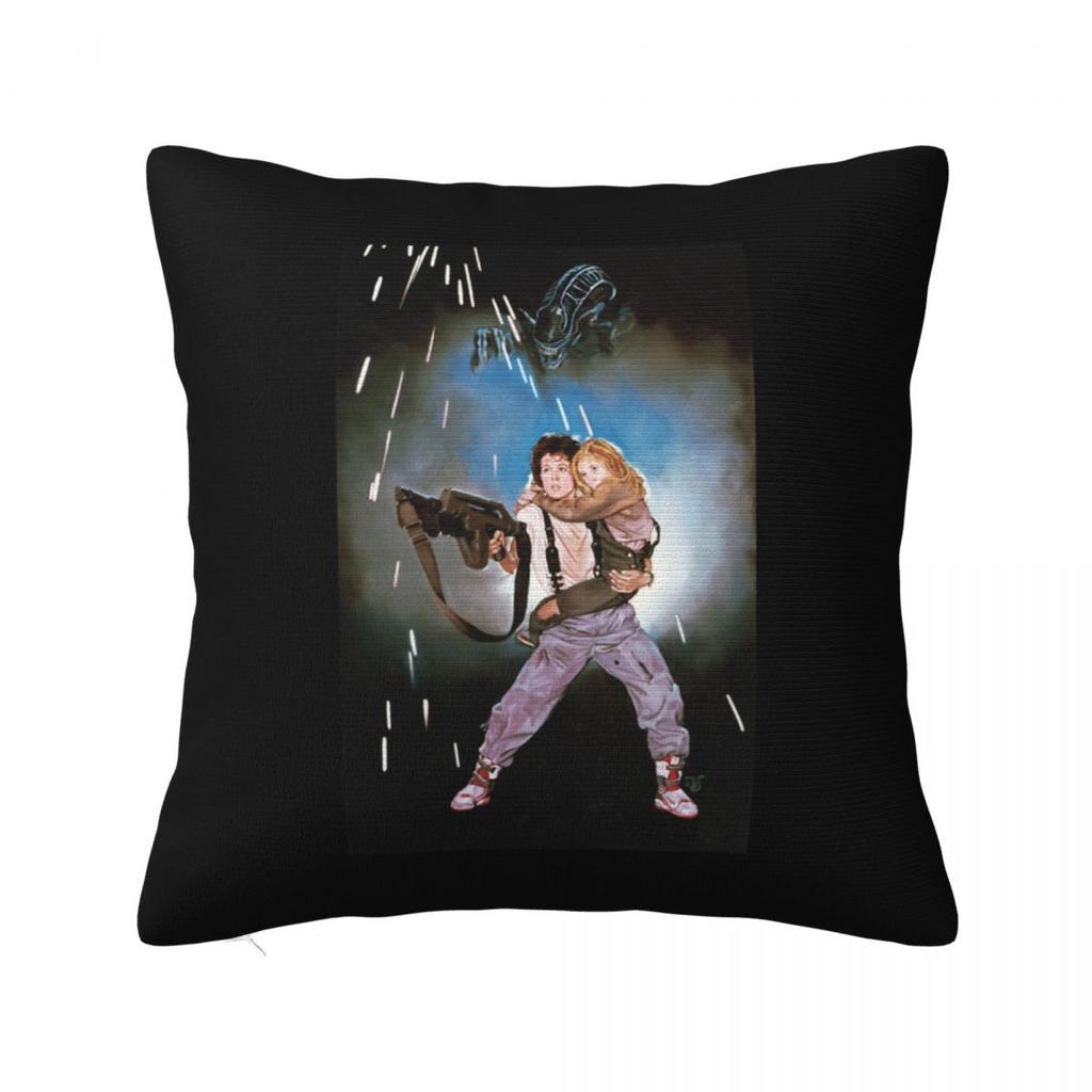 Aliens Ripley And Newt Square Pillowcase Cushion Cover Pillow Case Throw Pillow Cover for Home Bedroom Car