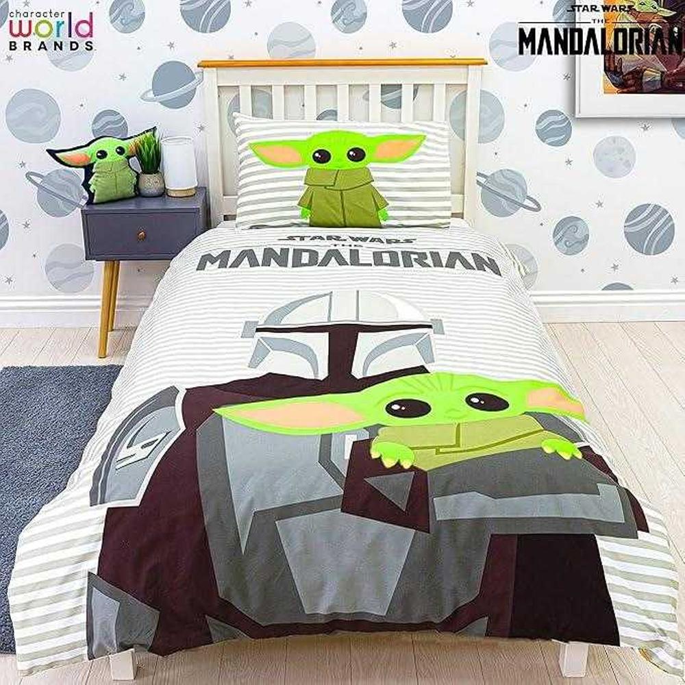 Star Wars The Mandalorian Baby Yoda Reversible Duvet Set