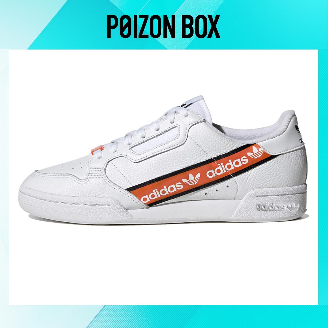 

кроссовки adidas originals Continental 80 Shoes White/Orange/Black H68725