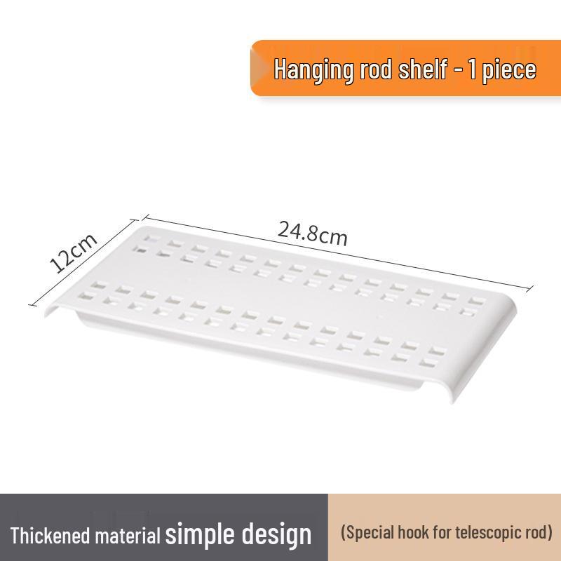 Japanese Under-Sink No-Drill Telescopic Storage Rack and Spice Organizer Basket