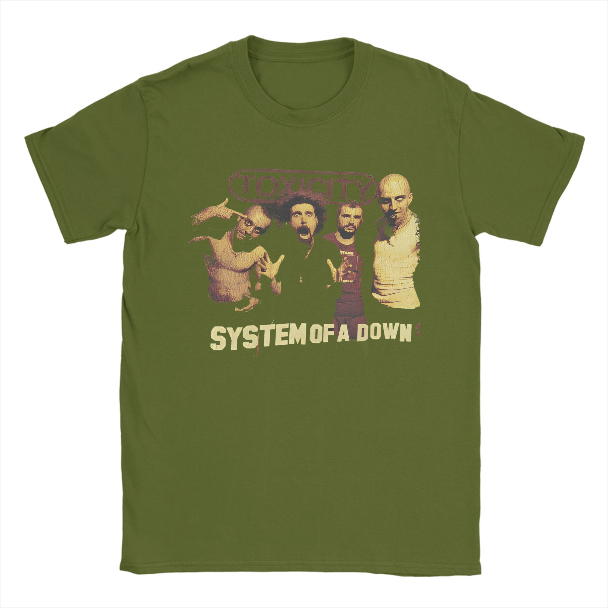 

Rock System of a Downs Toxicity T Shirt Unisex Cotton Tops Funny System of a Down O-neck Short Sleeve 4XL