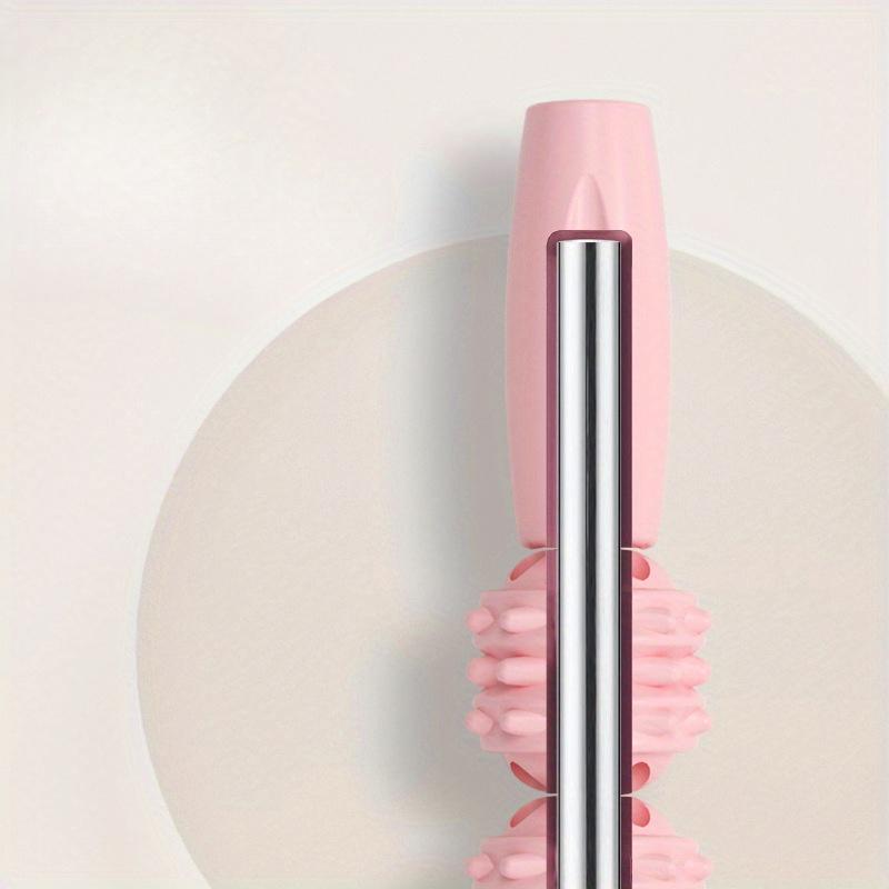 1pc Yoga Massage Roller Stick - Manual Deep Tissue Massager for Muscle Relaxation, Leg Slimming & Calf Stretching