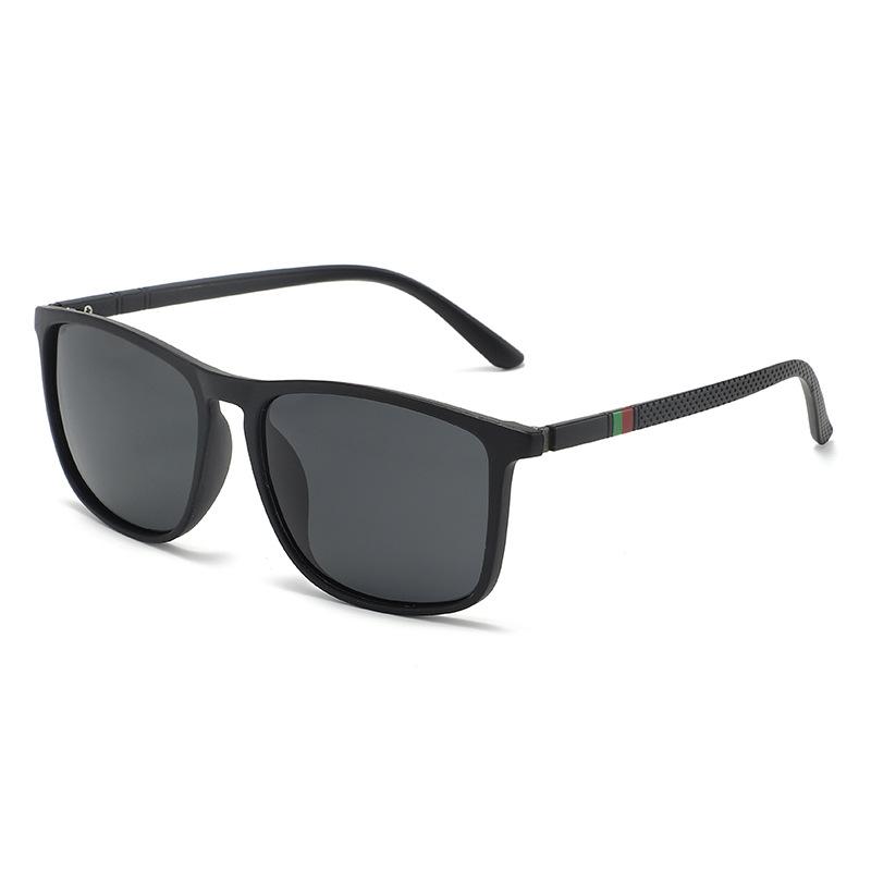 

Classic Fashion Square-Frame Sunglasses Outdoor Sports And Fishing Uv-Protection Eyewear Retro Polarized Driving Shades