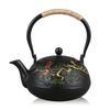 Cast Iron Tea Pot Japanese Teapot Tetsubin Kettle Drinkware KungFu Tools Stainless Steel Strainer Plum Blossom Tea Kettle 1.2L