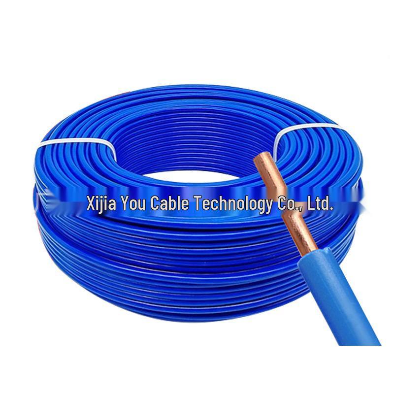 National Standard Flame Retardant Copper Wire, Single Core, 2.5-16 Mm², 100m, Hard Cable