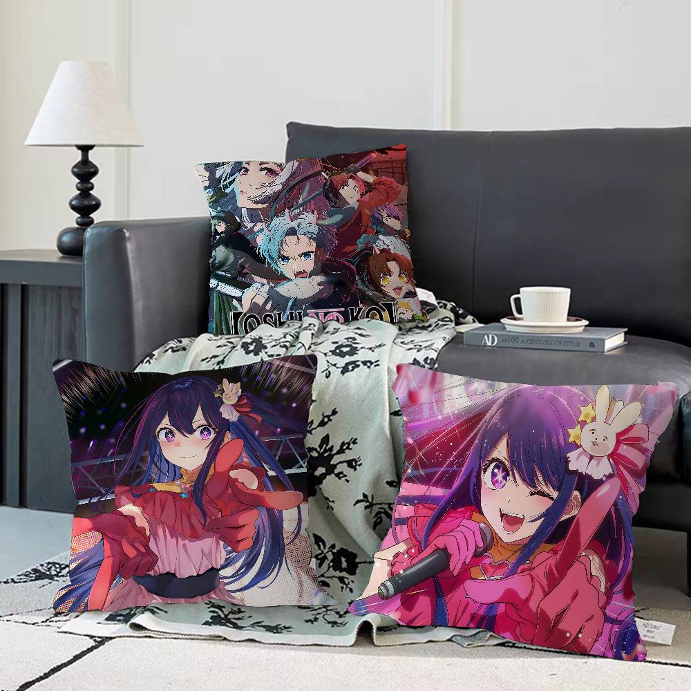 Anime Oshi No Ko Kissenbezug 30x50 Polyester Sofakissen Dekorative Zierkissen Heimdekoration Kissenbezug