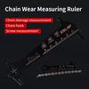 ESLNF High Precision Chain Wear Checker Tool Bicycle Gauge Measurement Ruler Durable for Mountain Road Cycling Chains