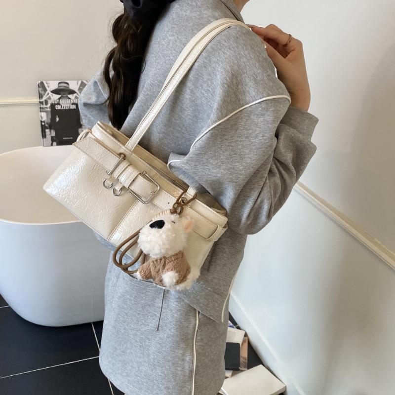 Commute Trend Fashion Trendy Handbag for Women, Small-sized, with Unique Texture, Single Shoulder Bag on The Armhole