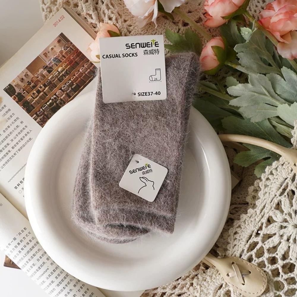 Warm Fuzzy Socks Soft Cashmere Snow Socks Fashion Sleeping Socks for Men Women