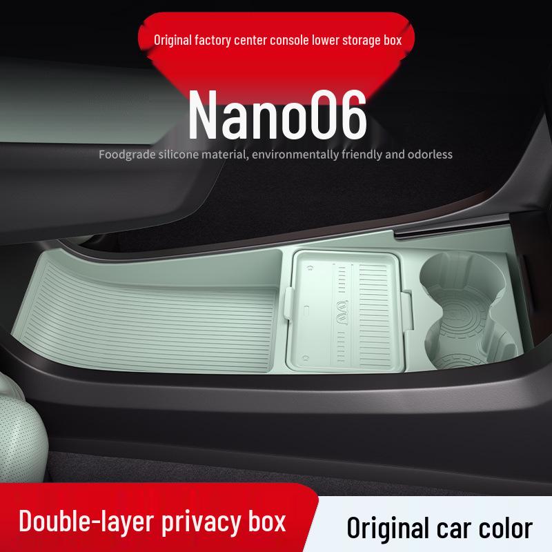 Dustproof Silicone Storage Box for 2025 Nano 06 - Organize under Central Control Unit