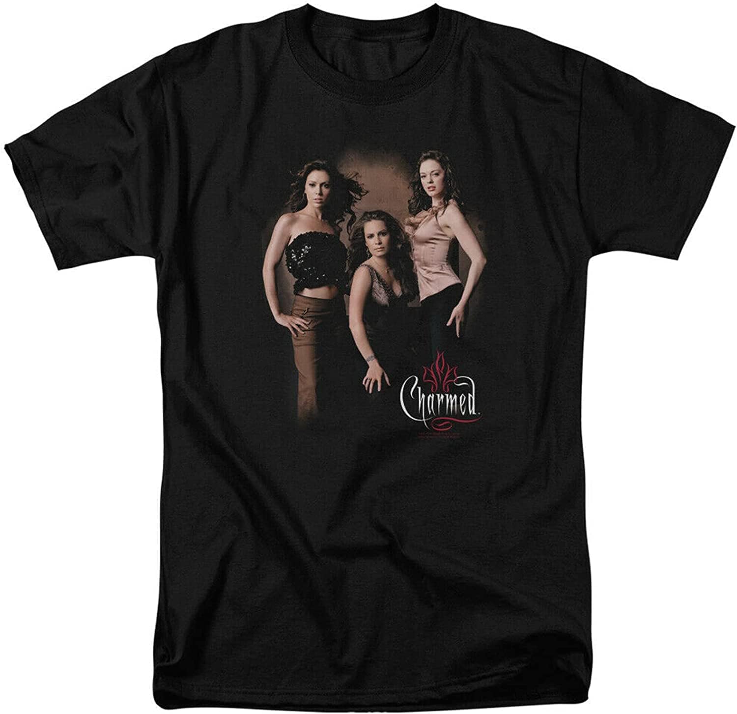Charmed Three Hot Witches T-Shirt Black XS чёрный