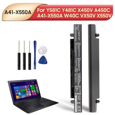 NOWA Bateria Zamienna Do ASUS Y581c Y481c X450v X550v A41-X550a W40c A450VB A450VC A450VE A550C A450C A41-X550A Bateria do Laptopa 2950mAh