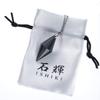 Natural Obsidian Point Pendant Necklace Pendulum for Dowsing 530 [Seki-Kira]
