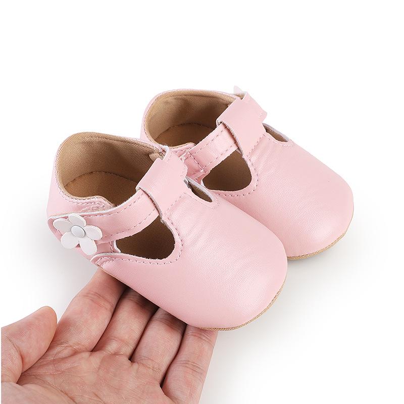 Baby Girl Princess Shoes: Spring & Autumn Indoor Rubber Sole Walker Shoes for Newborns 0-1 Year Old