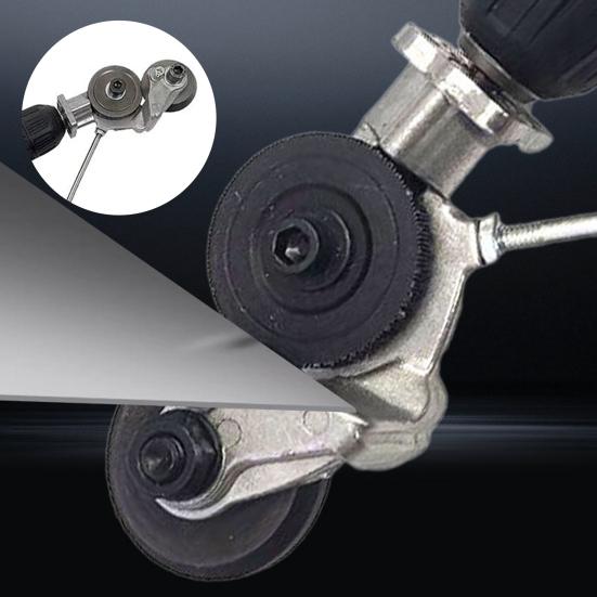 1/2Pcs Electric Clipper Sheet Metal Cutter Attachment Easy Control Cuts Quick Installation Anti-Clog Controlled Cutting Drill Tool