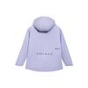 Li Ning Logo Printed Solid Color Letter Hoodie Loose Cotton Jacket Unisex Jacket Purple AHXR044-5