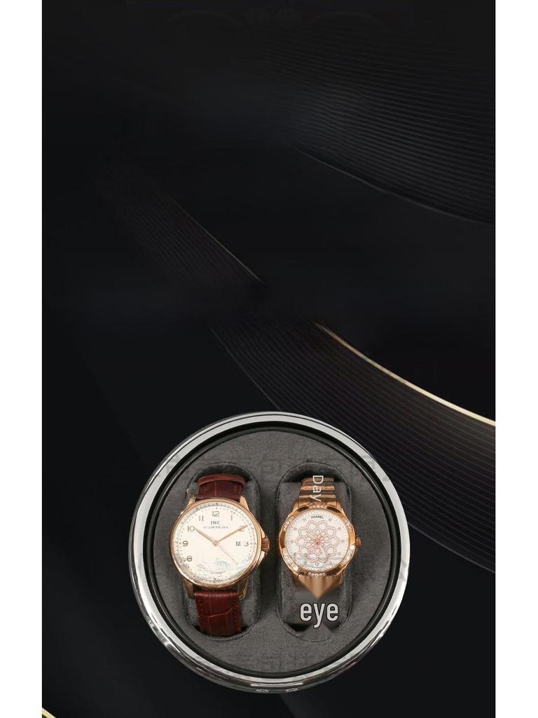 Întinzător electric pentru ceasuri cu lumină LED - Cutie de depozitare 4+6