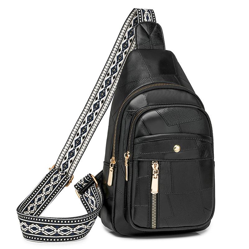 

Многофункциональная женская сумка через плечо на грудь, сумка для поездок на работу, большая вместимость, сумка для мобильного телефона чёрный