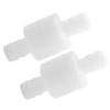 2PCS 10mm Plastic Check Valve Non Return One Way Valve for Gas Liquid