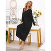 Women's Long-Sleeve Cotton Nightgown Pajamas