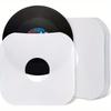 White Kraft Paper Vinyl Record Protective Covers - LP Record Jackets 12inch with Round Corner for Storage