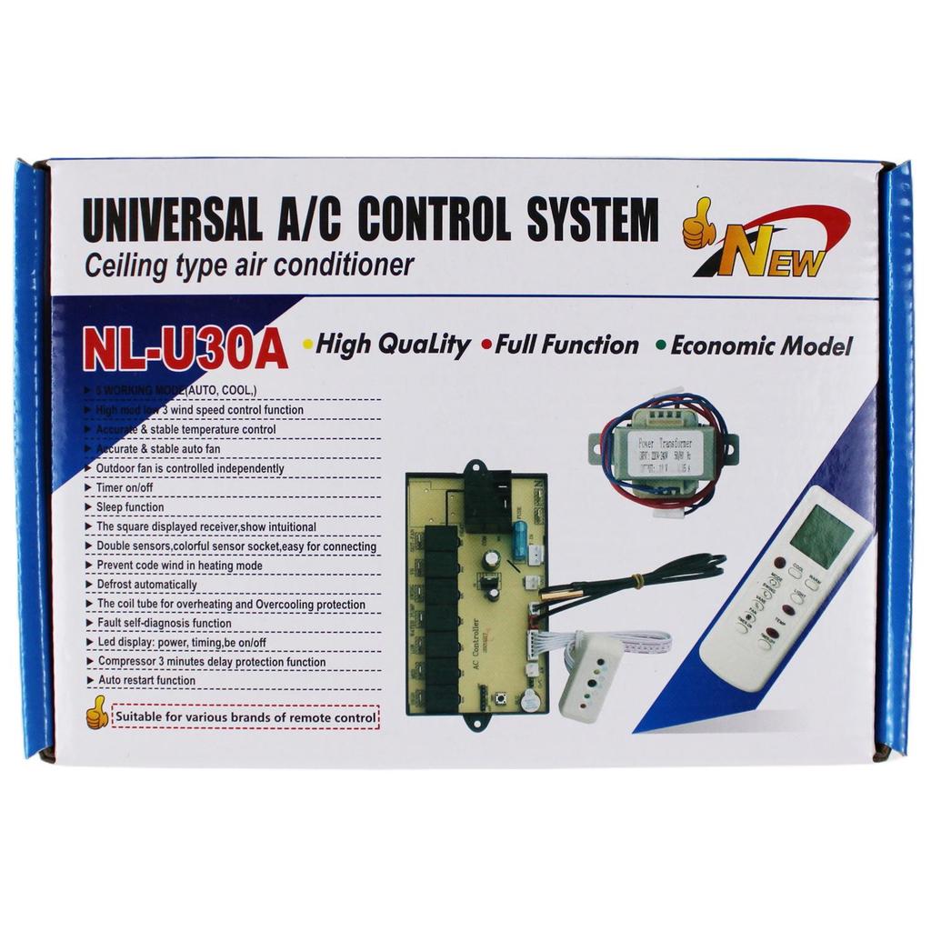 Universelle Klimaanlagen-Steuerplatine mit Zubehör für Zusatzheizung