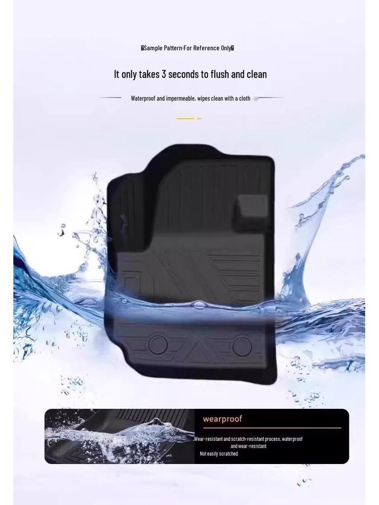 Xiaomi Yu7 TPE Waterproof Car Mats: Foot, Trunk, Backrest, and Side Bag Mats