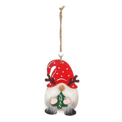 Christmas Hanging Ornament DIY Decoration Pendant Faceless Doll New Year Toy Party Favor Layout Props Decorative Accessory