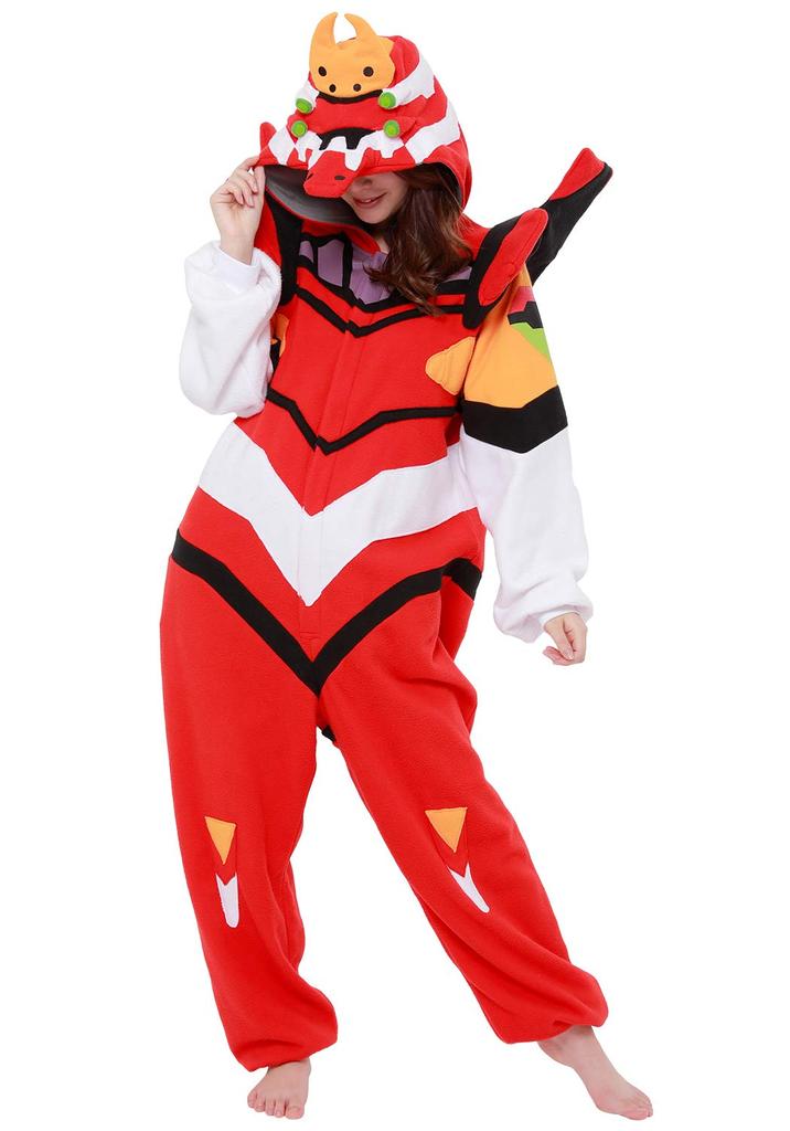 SAZAC Character Fleece Kigurumi Evangelion Unit 2