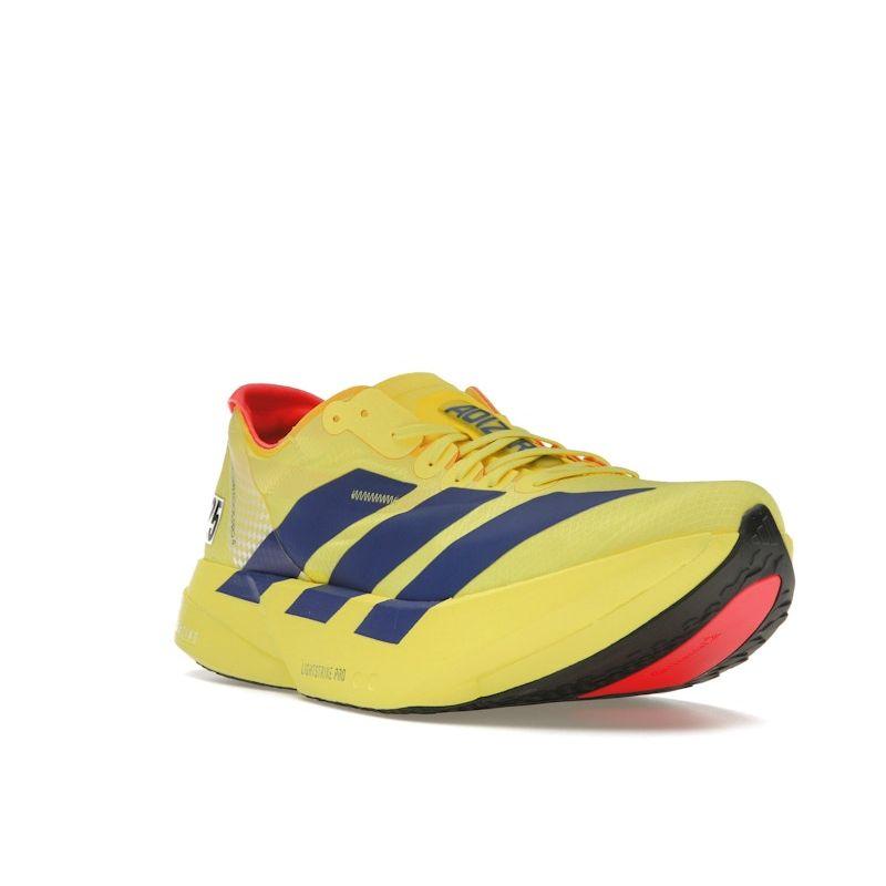Adidas Adizero Adios Pro 4 Tokyo Race Pack Men Sneakers Yellow Pure-Sulfur Lucid-Blue JR6373