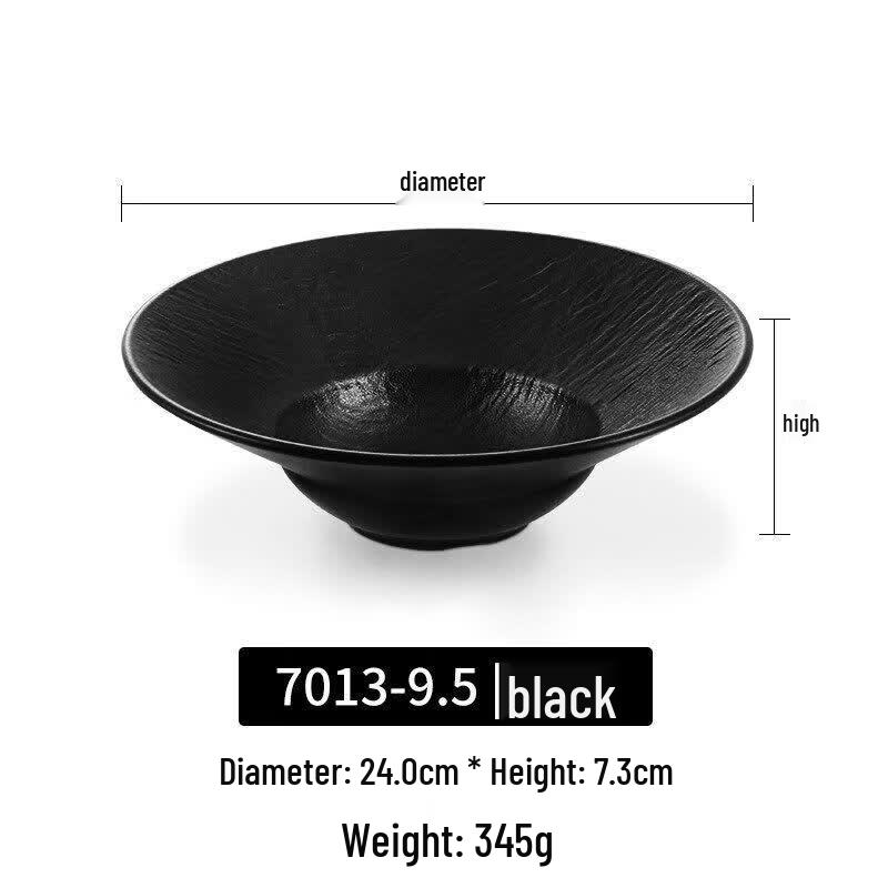 Melamine Japanese Style Conical Ramen Bowl