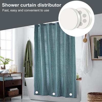 12 Τμχ Βάρη Κουρτίνας Μπάνιου Επικαλυμμένος Μαγνήτης Αντιανεμικό Χωρίς Εγκατάσταση Αντιολισθητικό Βαρέως Τύπου