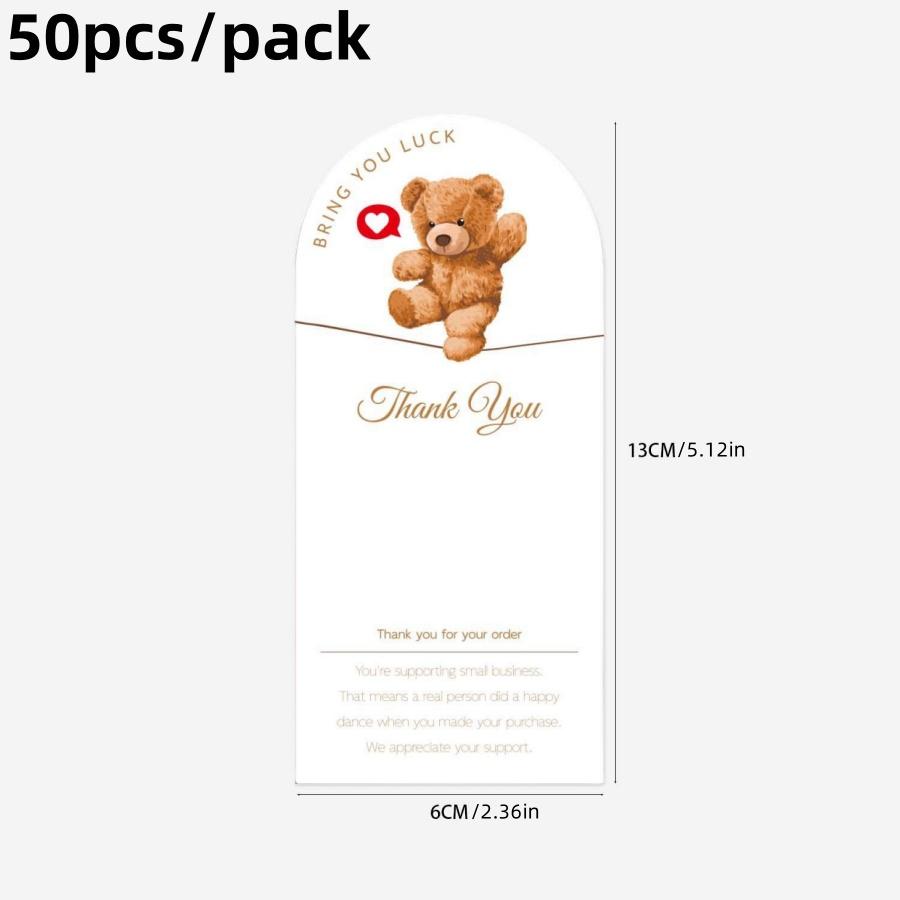 

50шт/Черно-белый медведь Печать Паста Прямоугольная наклейка Подарочная коробка Подарочный пакет Упаковка Декоративная наклейка Клейкая этикетка белый