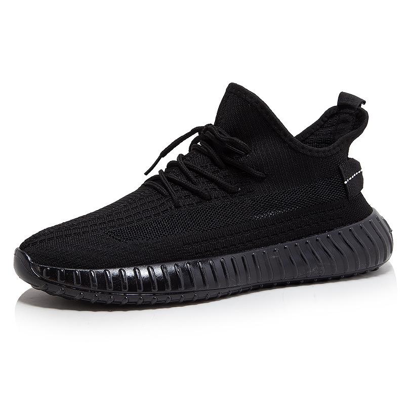 Autumn Men's and Women's Fly-woven Sports Shoes Men's Breathable Mesh Shoes Large Size Casual