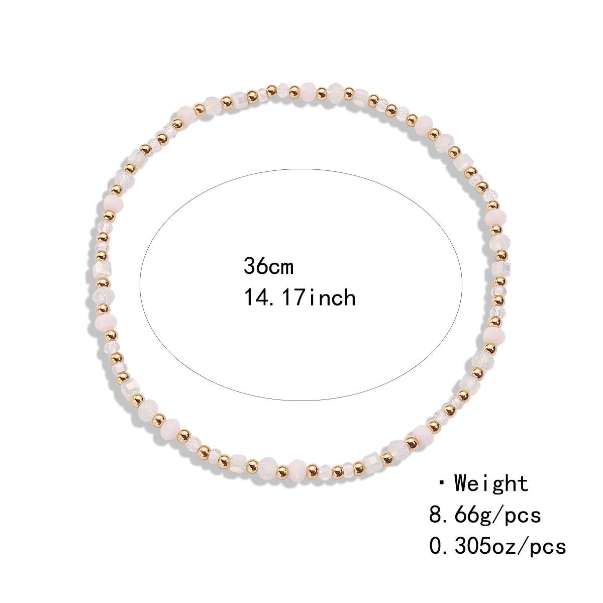 Богемный набор: Многокулонное ожерелье и браслет с бусинами Kenjie