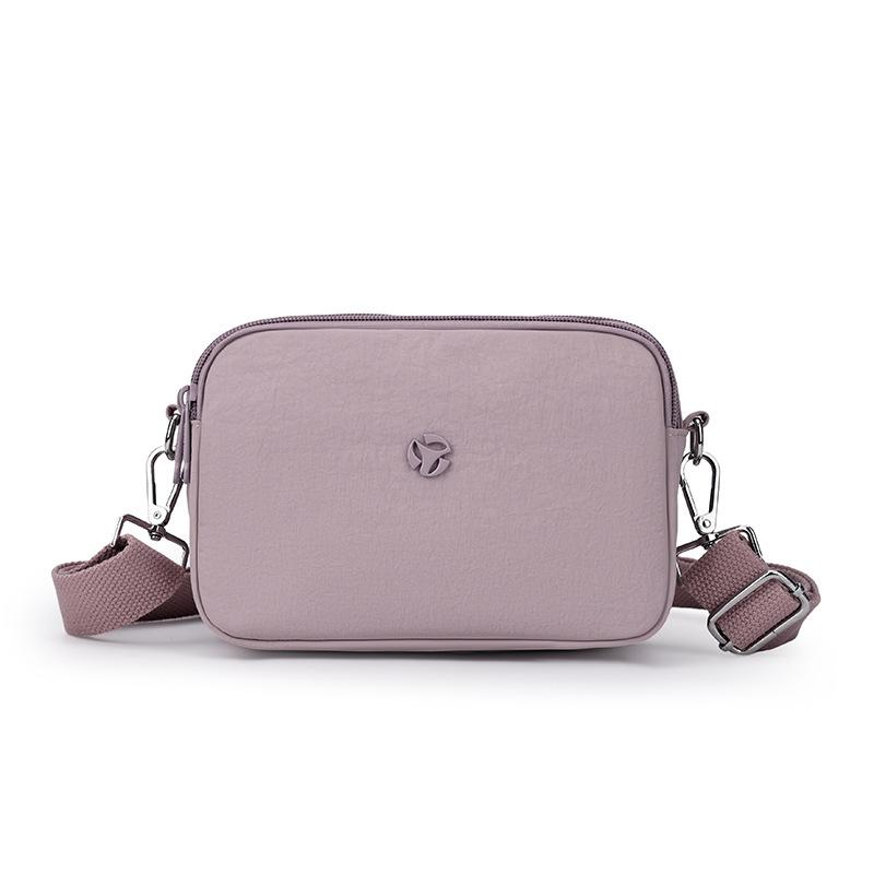 Damentasche Mehrfachtaschen Nylon-Tasche Muttertasche Einfarbig Umhängetasche Crossbody-Tasche