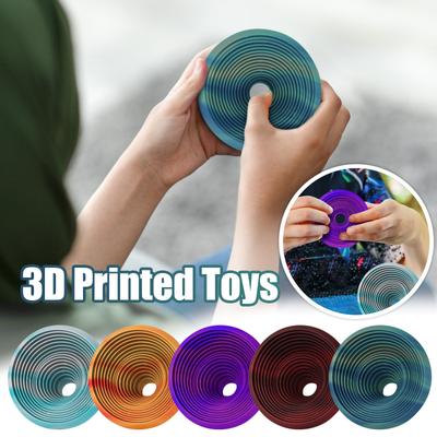 3D Printed Circular Toys For Children And Adults, Focused Toys For Stress Relief And Relaxation