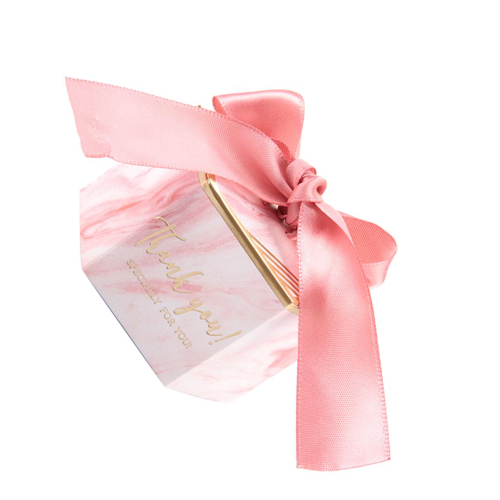 30 Pcs Candy Box Paper Gift Boxes Wedding Party Favors Ribbon