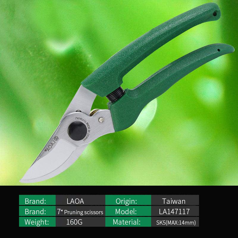 LAOA SK5 Garden Pruning Shears Orchard Plant Branch Trim Horticulture Pruner Cutting Shrub Scissors Tool Bonsai Floral Secateurs