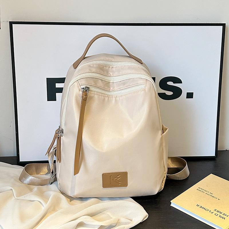 Women's shoulder bag, new trendy fashion casual bag, high-end leather large-capacity backpack