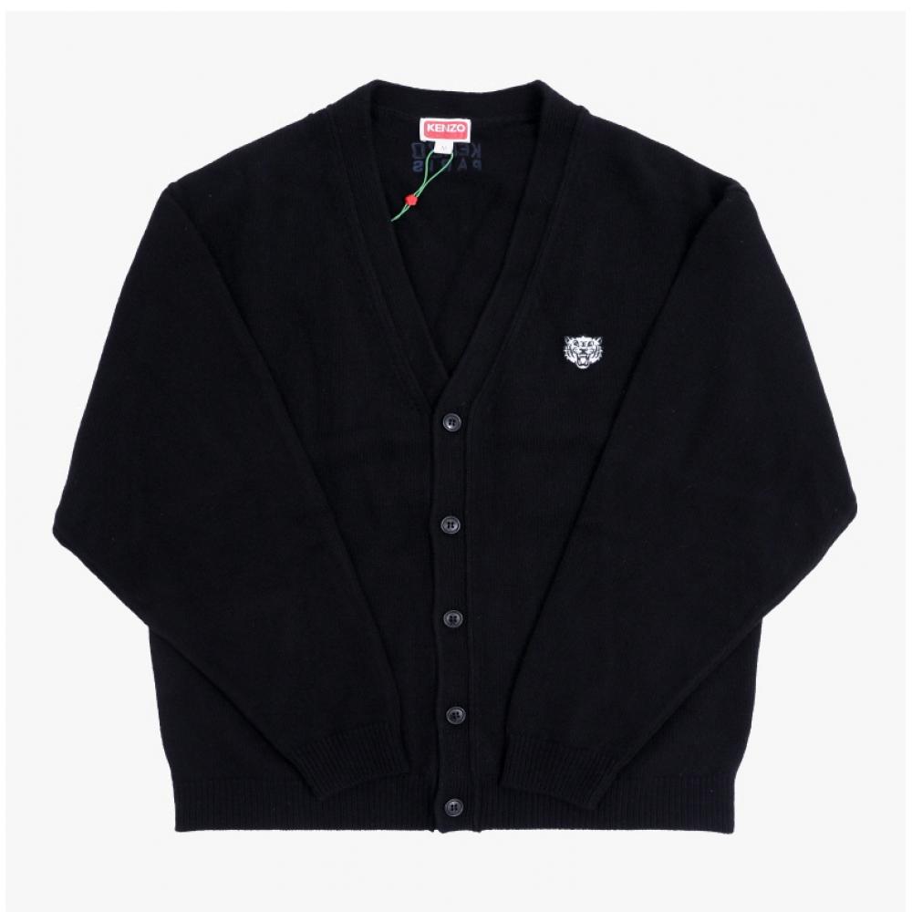 Kenzo Happy Tiger V Neck Men S Cardigan Ff55ca7273le 99j