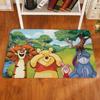 W-Winnie The P-Pooh Cute Carpet For Living Room Sofa Decor Modern Rug Floor Mat For Men Bedroom Durable Area Rugs