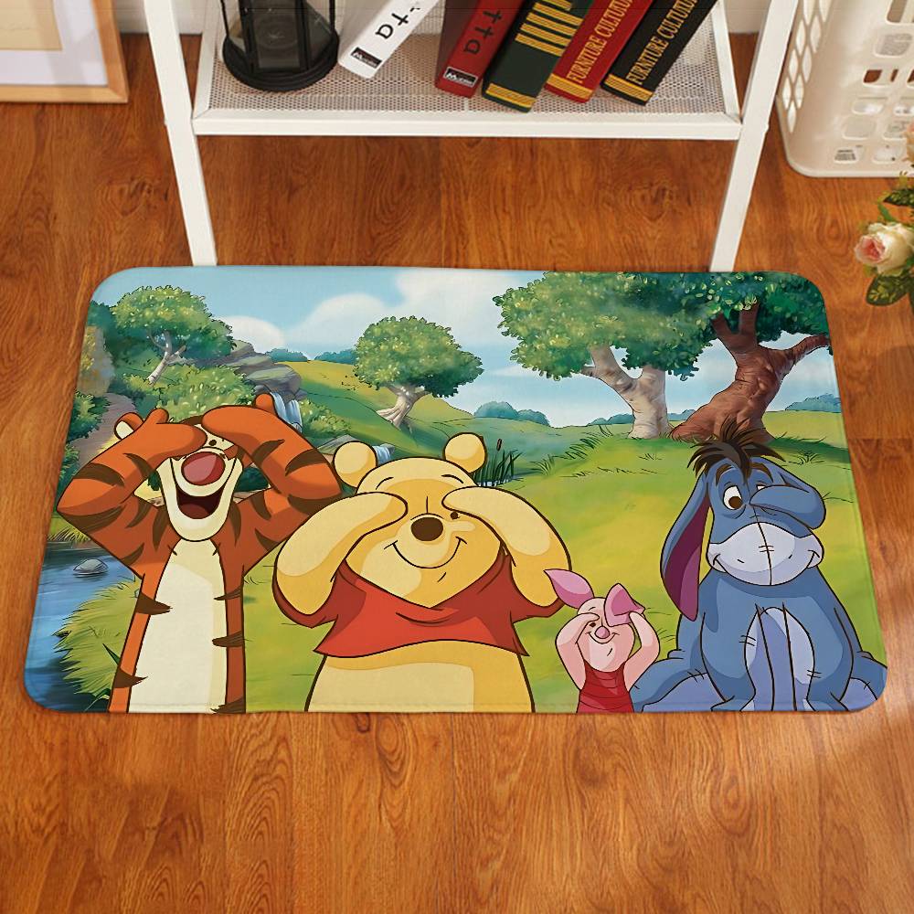 W-Winnie The P-Pooh Cute Carpet For Living Room Sofa Decor Modern Rug Floor Mat For Men Bedroom Durable Area Rugs