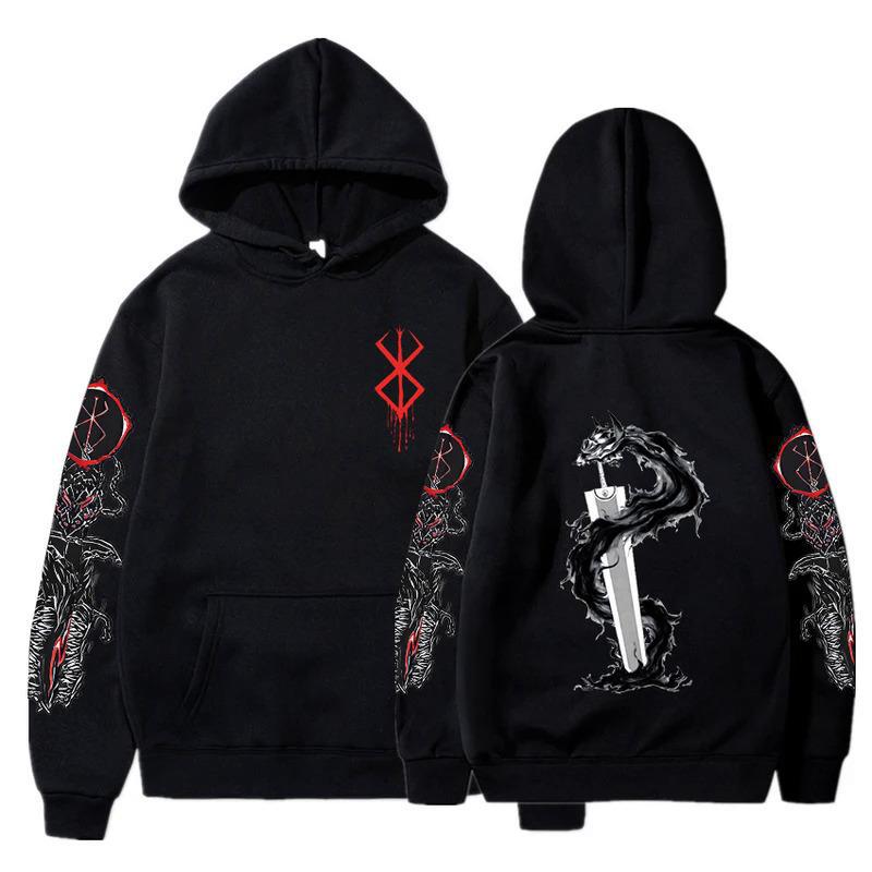Stylish Anime Graphic Hoodies for Men Hoodies