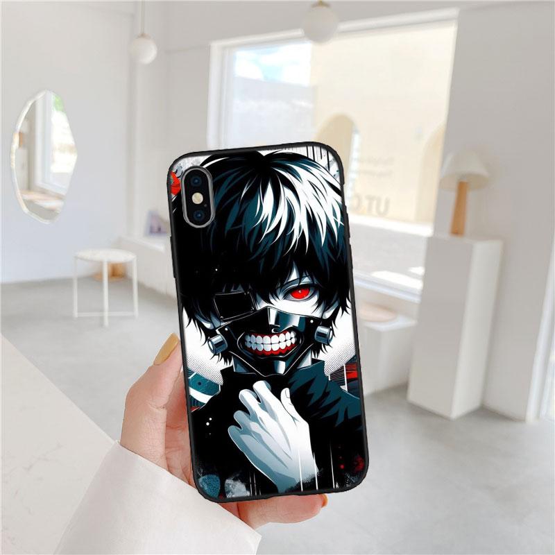 HK73 Tokyo Ghoul Soft Shell Phone Case for iPhone SE X XS XR 16E 17 11 Pro Max 8 7 6 6s Plus Air
