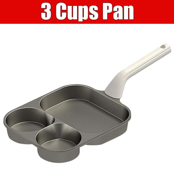 Non Stick Egg Omelette Cooker Pan Titanium Coating Versatile Breakfast Skillet for Eggs Pancakes Crepes Sandwiches Frying Pan