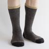 [Chiyoji's Socks] Authentic Trekking Socks (Hiking Socks) Men's 2-Pair Pack 25-27cm Black & Olive Made in Japan